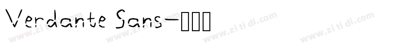Verdante Sans字体转换